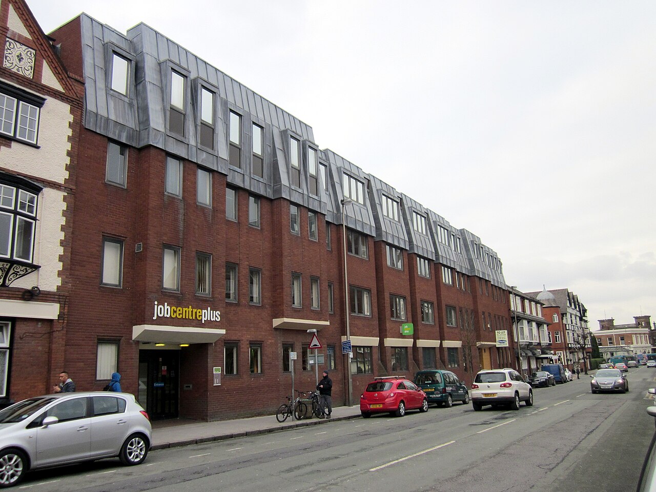 A Jobcentre Plus building on City Road, Chester