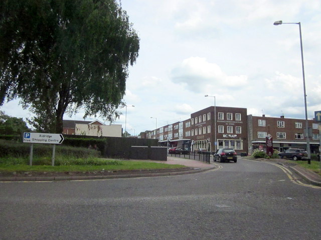 High Street in Aldridge town centre