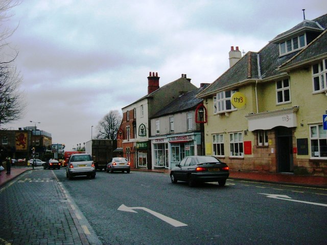 High Street in Ripley town centre
