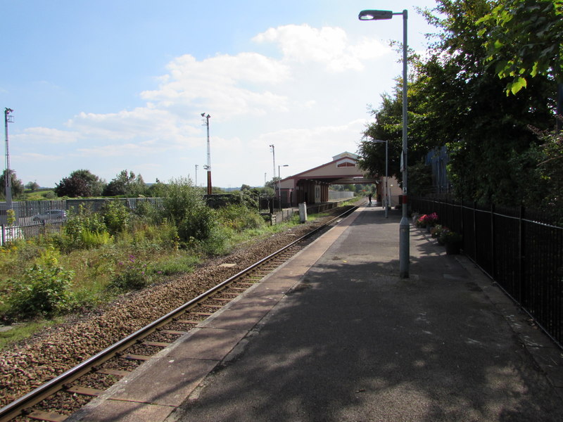 Frome railway station platform