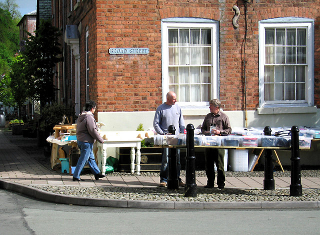Market stalls on Broad Street
